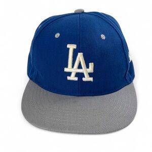 Blue and Gray LA Logo Cap